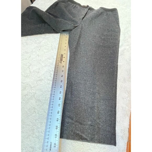 Marc Jacobs Womens Wool High Rise Cropped Capri Pants Size 8 Dark Gray Casual - Picture 12 of 12